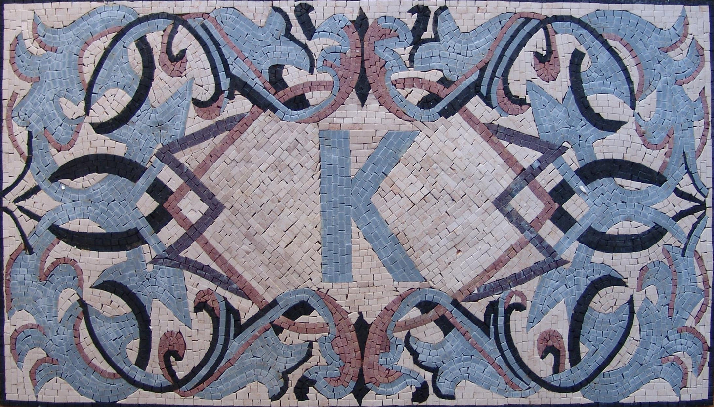 Mosaic Art - K Logo