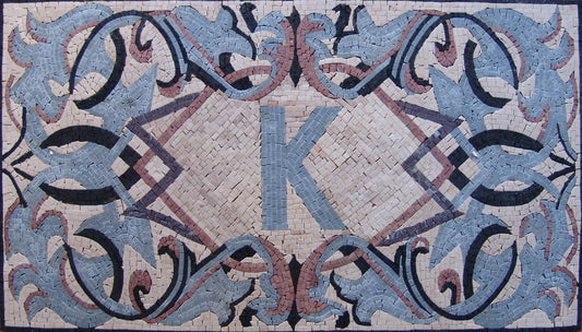 Mosaic Art - K Logo