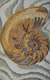 Mosaic Artwork - The Golden Shell