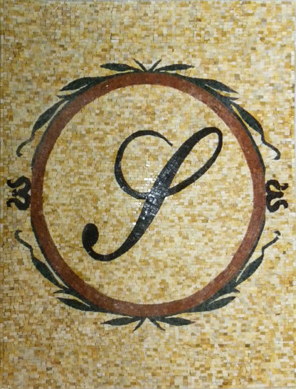 Mosaic Art - L Sign