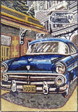 Vintage Car Customized Mosaic