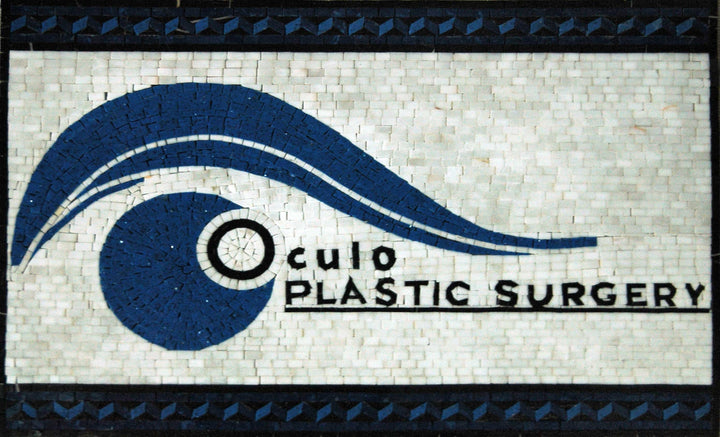 Clinic Custom Logo Marble Mosaic