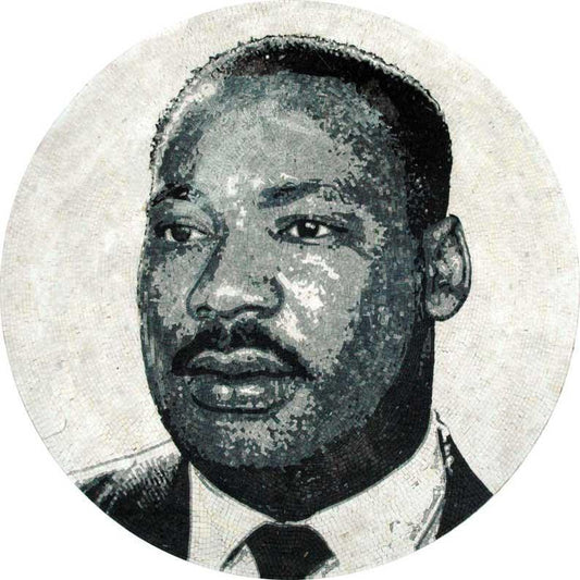 Martin Luther King Marble Artwork