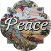 Peace" Custom Marble Stone Mosaic"