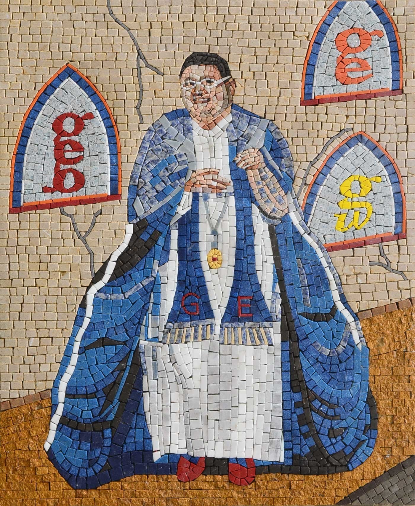 Graham Elliot Portrait Mosaic