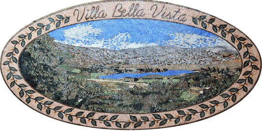 Customized Village Sign Mosaic