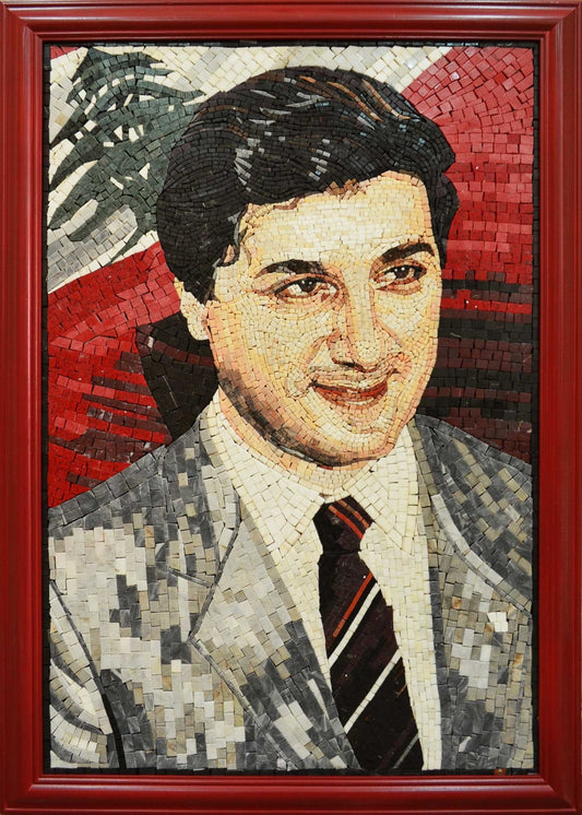 Lebanese President Custom Made Marble Mosaic