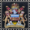 Custom Mosaics - India Coat of Arms