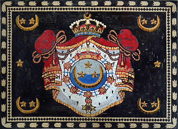 Custom Mosaics - Egypt Coat of Arms ||