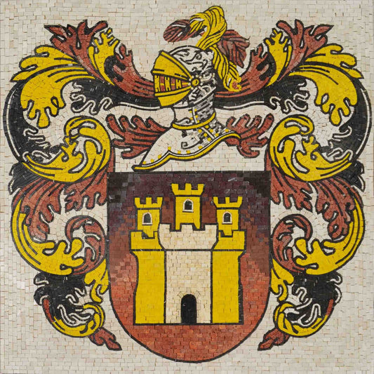 Custom Mosaics - Celtic Coat of Arms