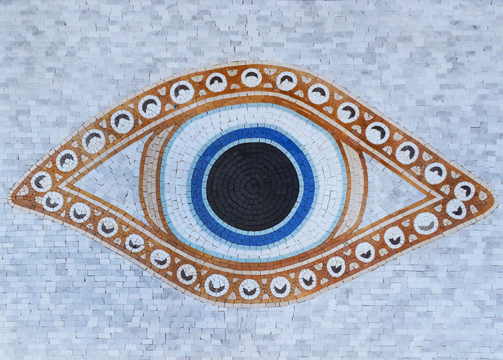 Mosaic Patterns - Evil Eye Oval