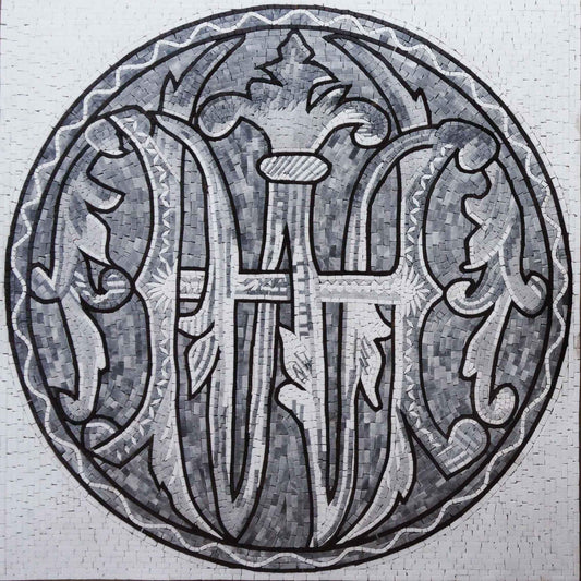 Custom Initials Mosaic Art