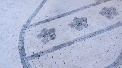 Flower Shield Custom Mosaic