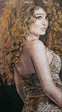 Curves and Curls- Custom Portrait Mosaic Art