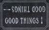 Marble Mosaic Sign - Good Things