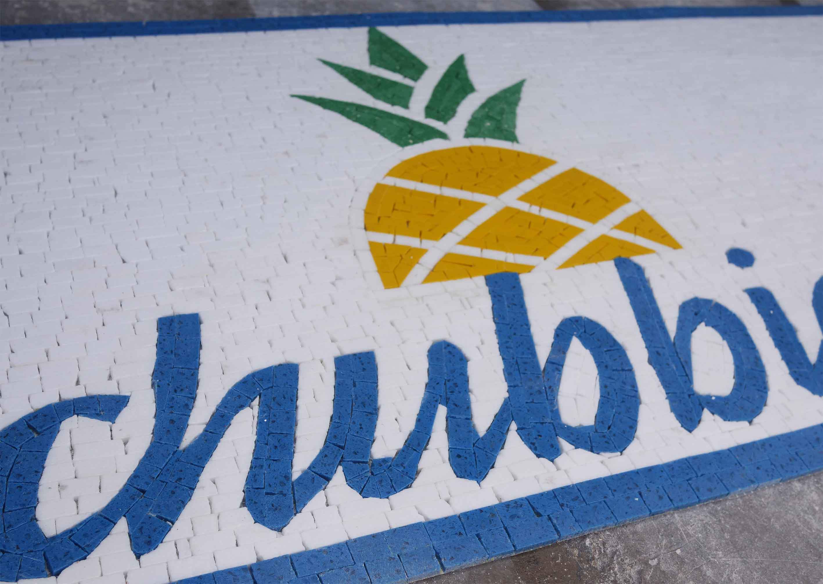Chubbles Sign Customized Mosaic Sign - Chubbies | Signs-Logos | Mozaico