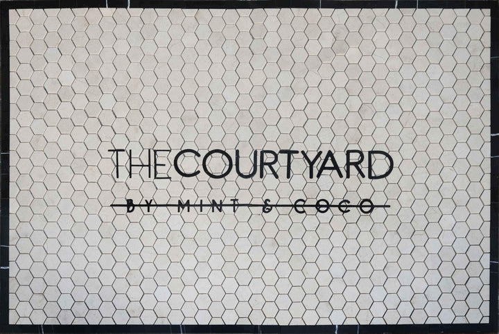 Custom Petal Mosaic -The Courtyard by Mint & Coco