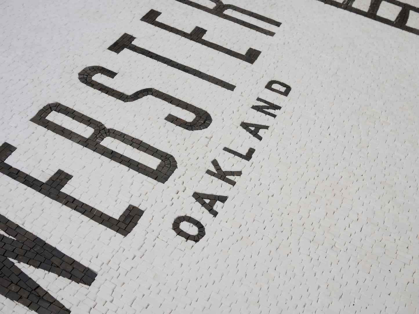 Custom Mosaic Art - Webster Oakland Vertical