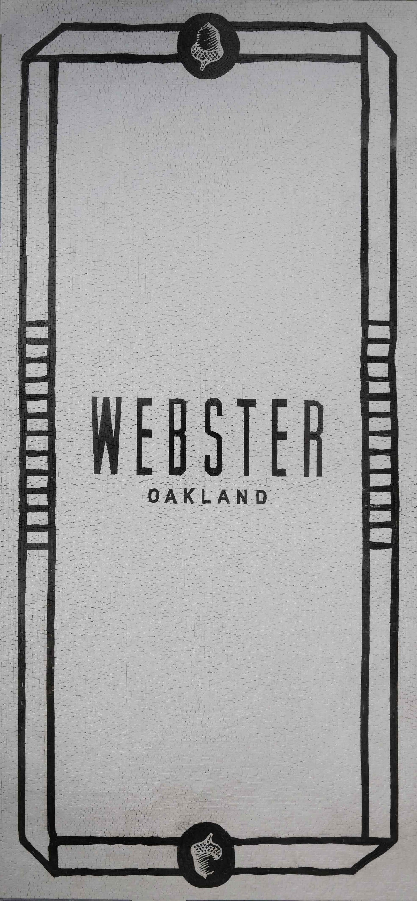 Custom Mosaic Art - Webster Oakland Vertical