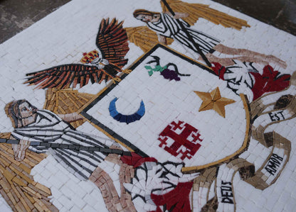 Customized Marble Mosaic - Deus Amor Est