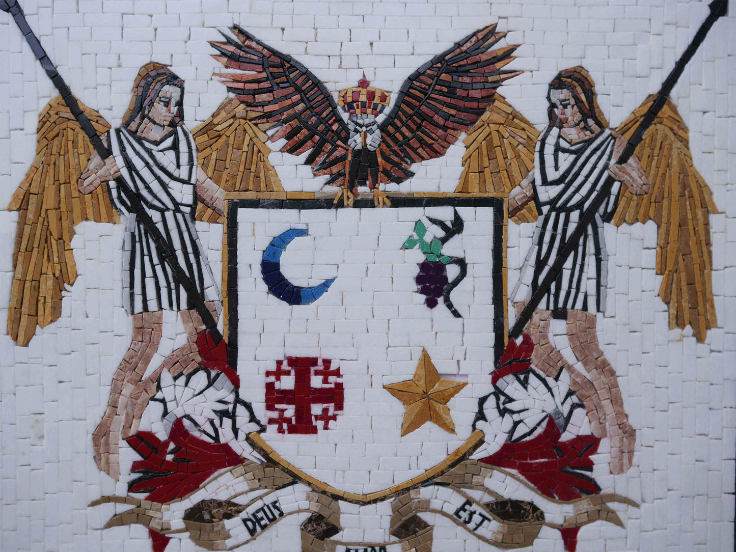 Customized Marble Mosaic - Deus Amor Est