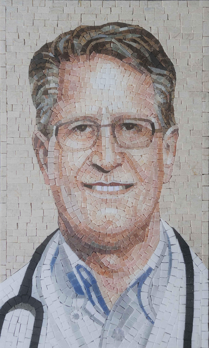 Custom Mosaic Portrait - The Doctor