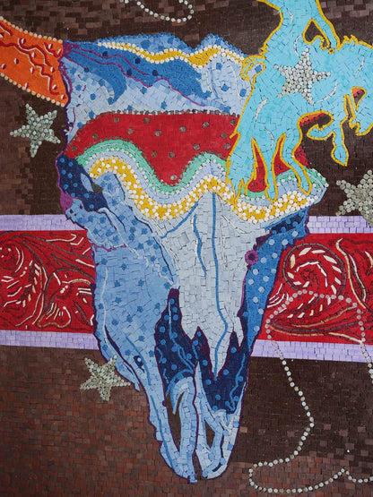 Custom Mosaic Design - Days at the Rodeo