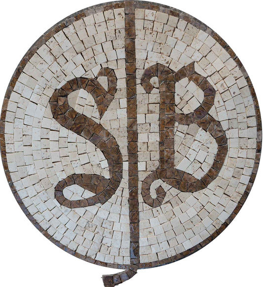 Mosaic Artwork - S & B