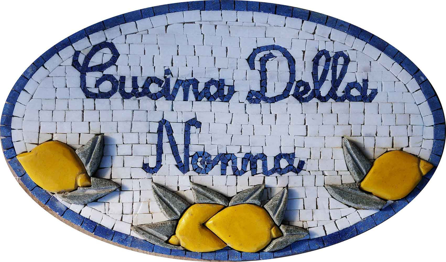 Mosaic Backsplash - Cucina Della Nonna