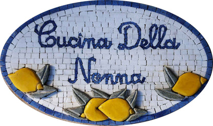 Mosaic Backsplash - Cucina Della Nonna