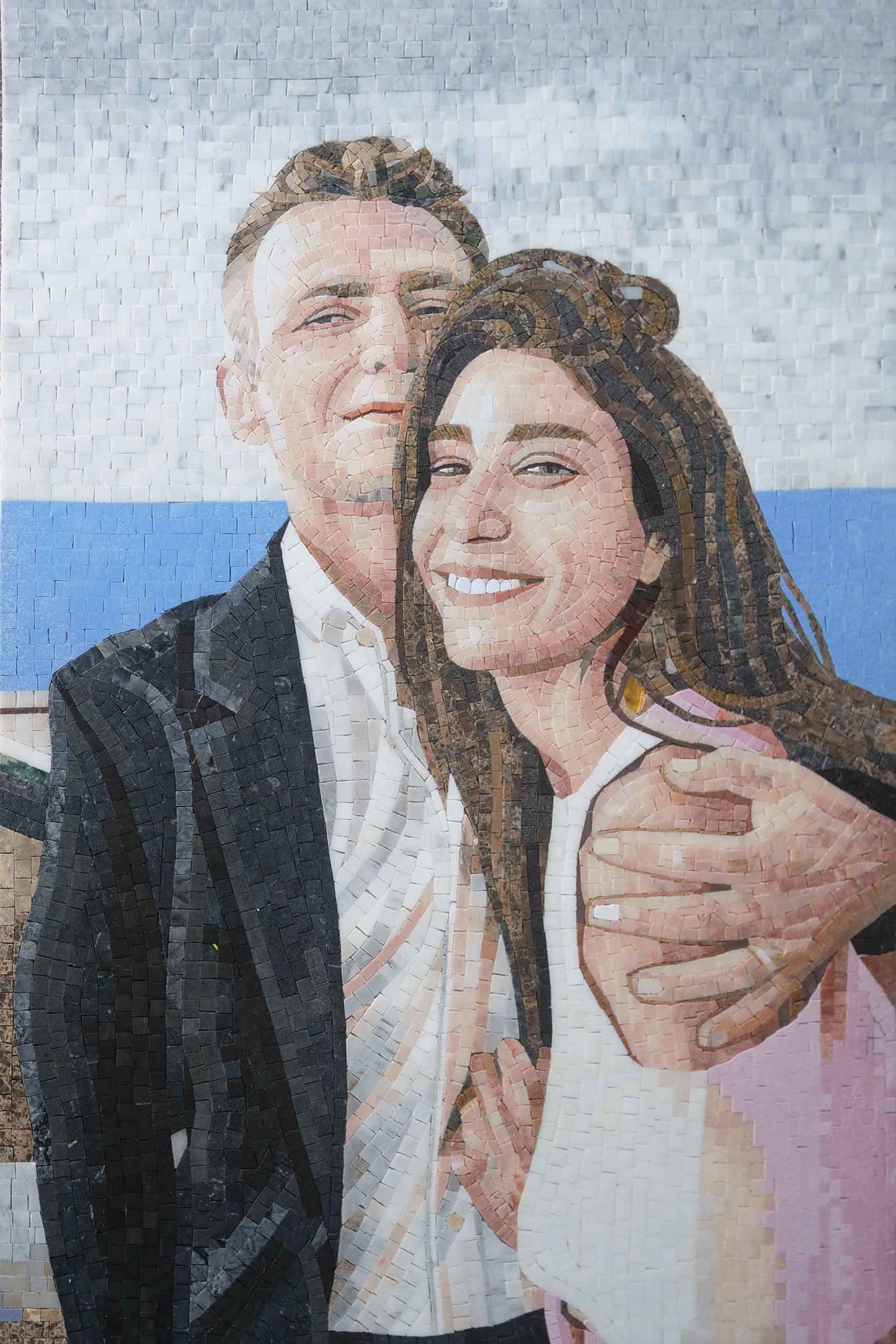 Mosaic Artwork - Cute Couple