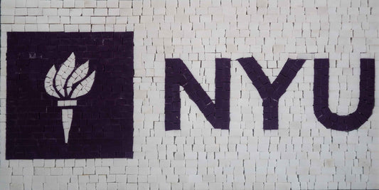 Mosaic Artwork - Purple NYU
