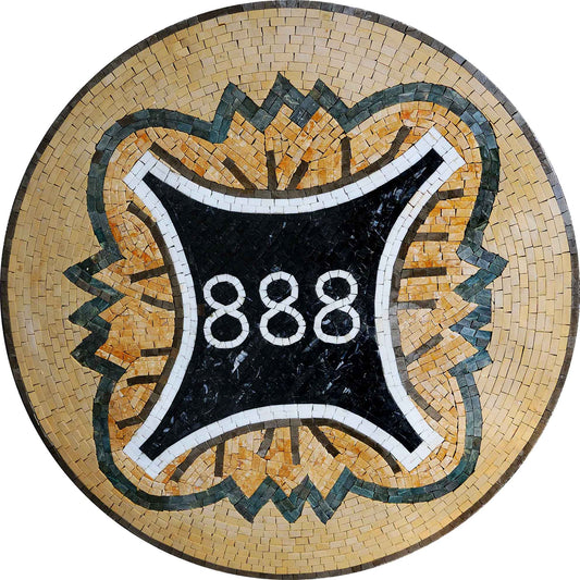 Mosaic Artwork - Triple Eight
