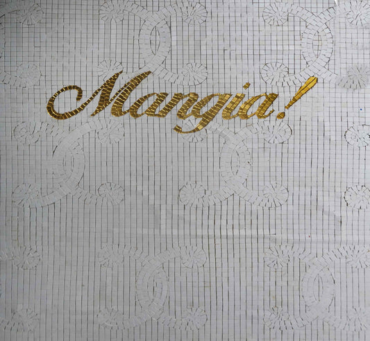 Mosaic Backsplash - Golden Mangia