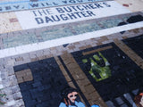 Mosaic Artwork - The Butcher's Daughter