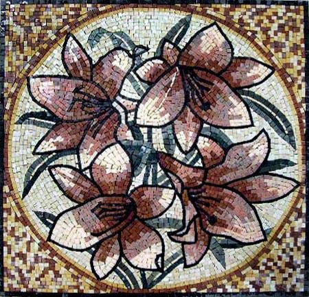 Accent Flower Mosaic Art-Foxglove