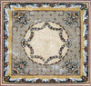 floral stone mosaic