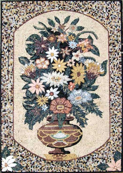 Still Life Floral Mosaic- Dhalia