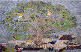 Tree Mosaic - Yellow & Blue Birds