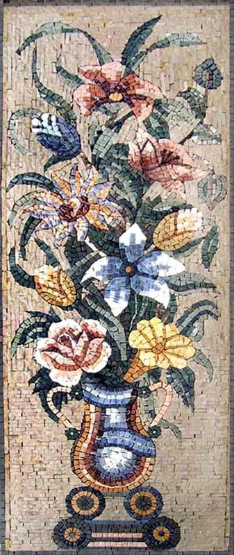 Daffodils Mosaic Flower Arrangement