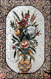 Tulips and Orchids Roman Mosaic