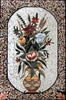 Tulips and Orchids Roman Mosaic