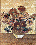 The Poppy Flower Vase Mosaic