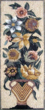 Mosaic Gerber Flowers Stone Artwork