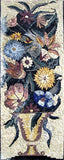 Yellow Dandelion and Gerber Flower Art Mosaic