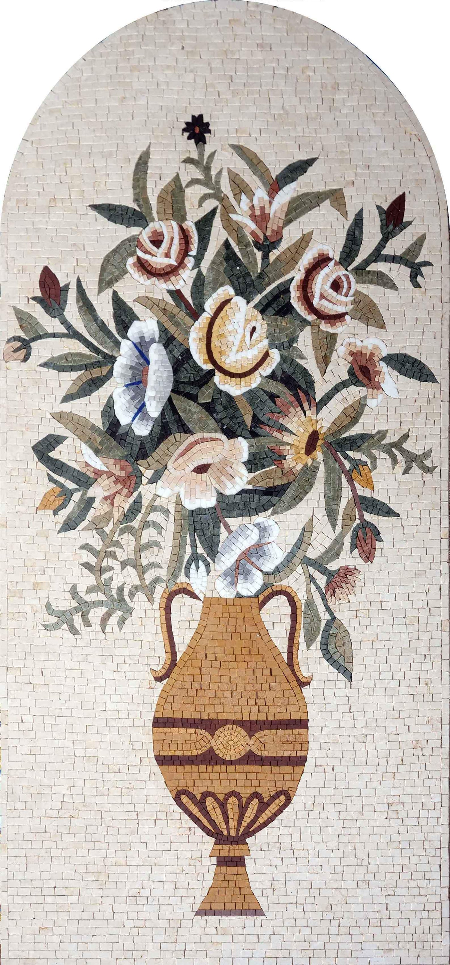 Mosaic Artwork - Bouquet of Beauty II