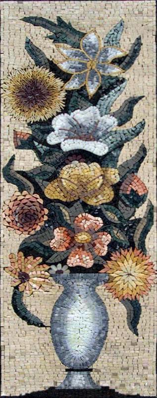 Abstract Amaryllis Mosaic Arrangement
