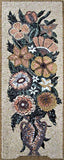 Gerbera Daisies and Carnation Floral Arrangement Mosaic