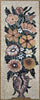 Gerbera Daisies and Carnation Floral Arrangement Mosaic
