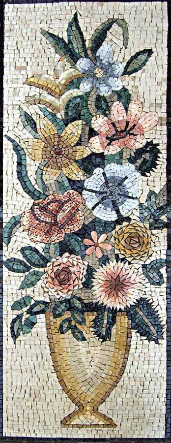 Mosaic Designs - Mounting Roses
